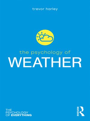 cover image of The Psychology of Weather